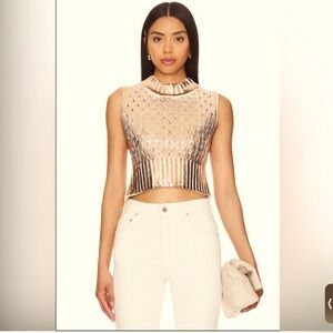 NWT Free People Cassius tank sweater medium